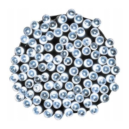 Lampki Choinkowe 100 LED Białe Zimne zewnętrzne/wew
